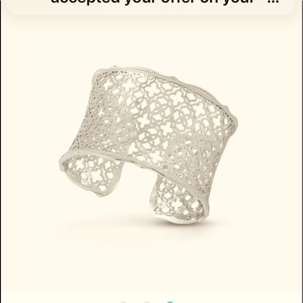 KENDRA SCOTT - CANDICE SILVER CUFF BRACELET